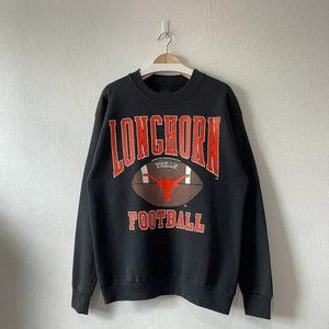 Vintage 90s University Of Texas Longhorn Football Crewneck sweatshirt richardinc